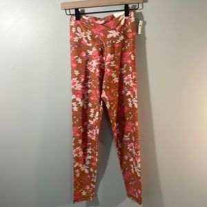 NWT Offline Aerie floral Real Me High Waist 7/8 Length Leggings sz Lg